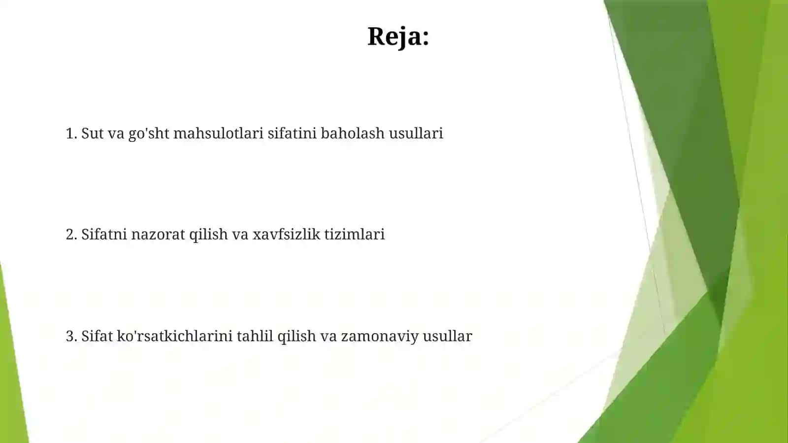 Sut va go'sht mahsulotlarini sifatini aniqlash usullari 2