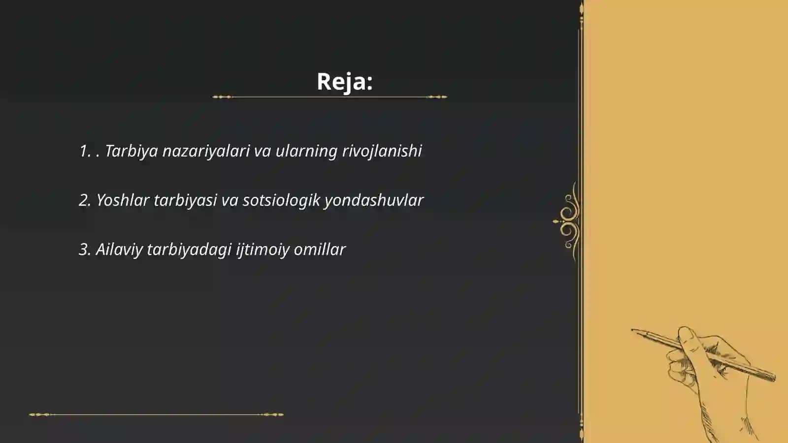 Tarbiya nazariyalari va ularning rivojlanishi 2