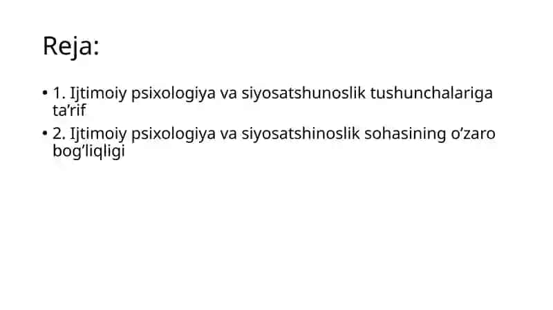 Ijtimoiy psixologiya va siyosatshunoslik sohasining o’zaro bog’liqligi 2
