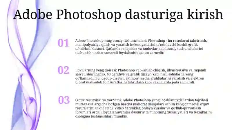 Adobe Photoshop Darturi Va Uning Imkoniyatlari 2
