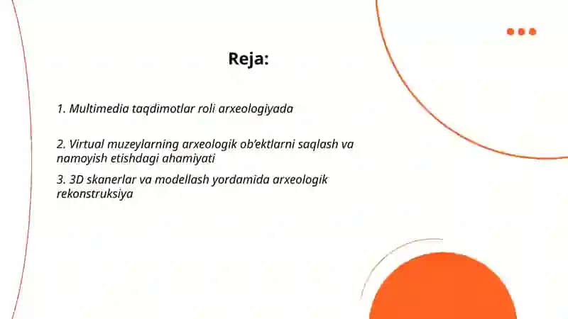 Arxeologiyada multimedia taqdimotlar va virtual muzeylardan foydalanish 2