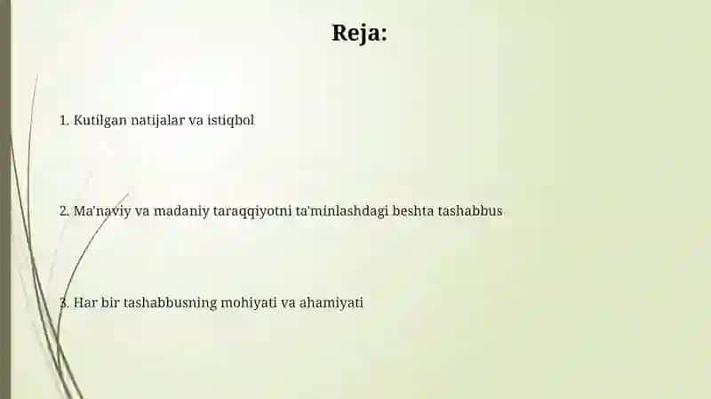 Muhokama va xulosalar 2