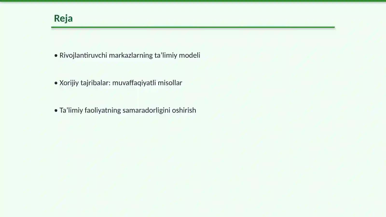 Rivojlantiruvchi markazlarda ta’limiy faoliyatni tashkil etishda xorijiy tajribalar tahlili 2