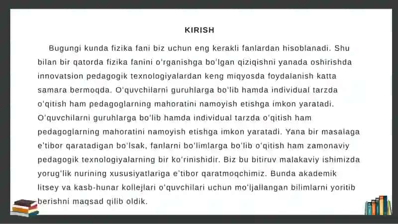 Yorug‘lik nurining to‘lqin va zarra xususiyatlari mavzusini o‘qitish metodikasi 2