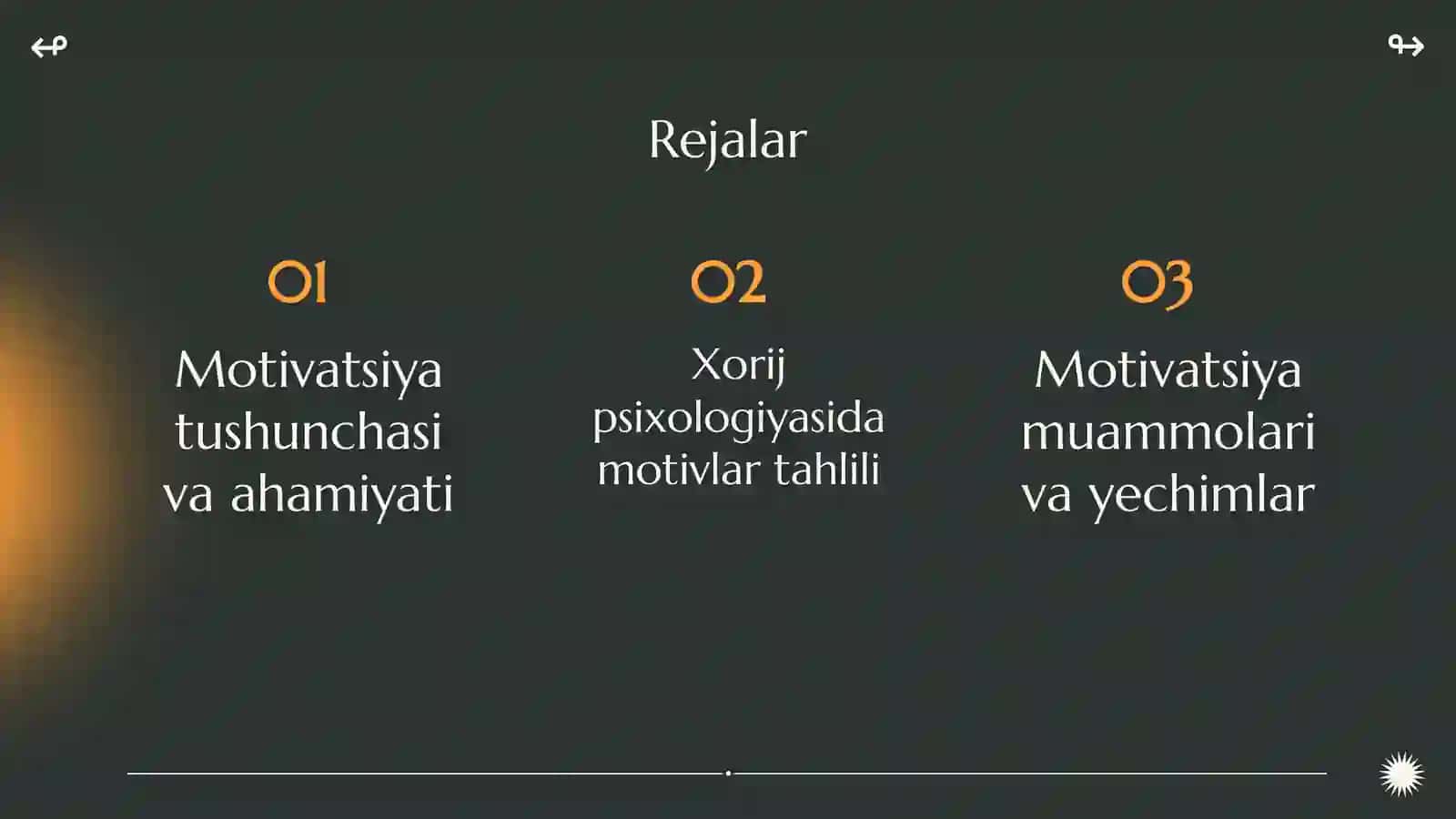 Xorij psixologiyasida motiv va motivatsiya muammosi 2