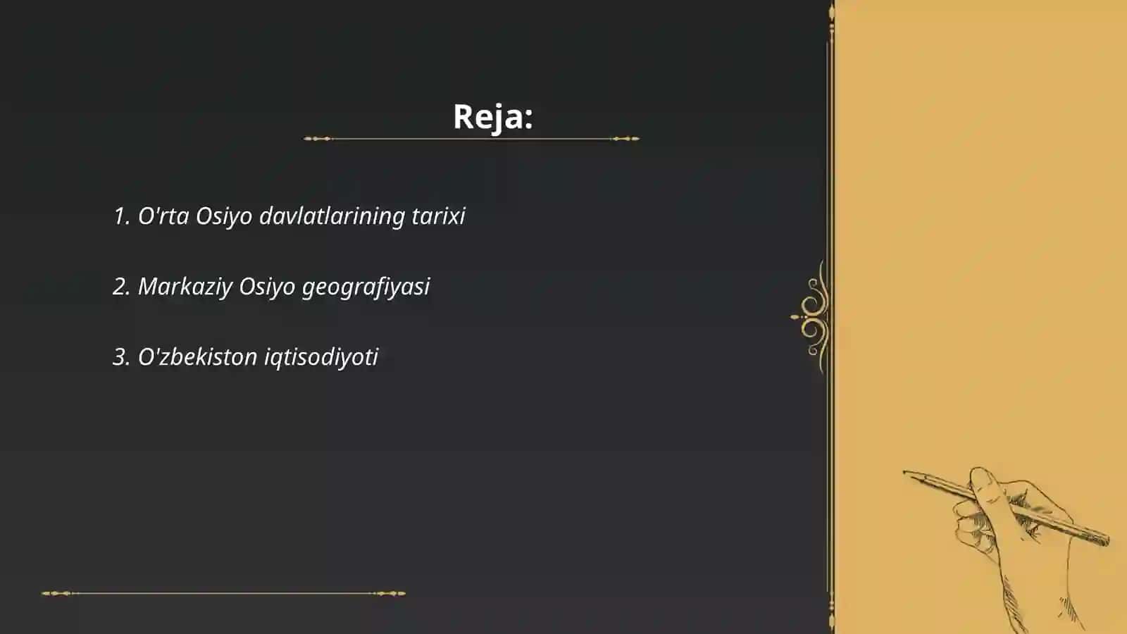O'rta Osiyo davlatlari 2