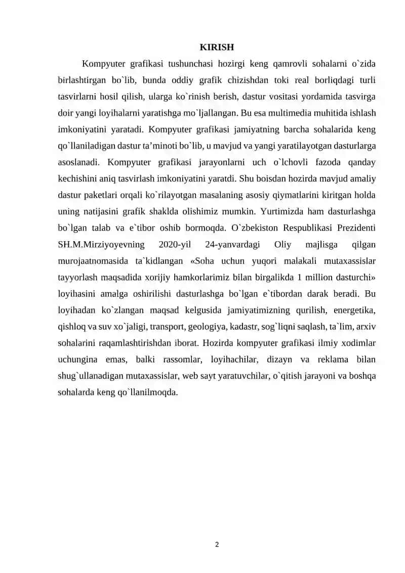 Flesh dasturi va uning ffan-texnika taraqqiyotida ahamiyati 2