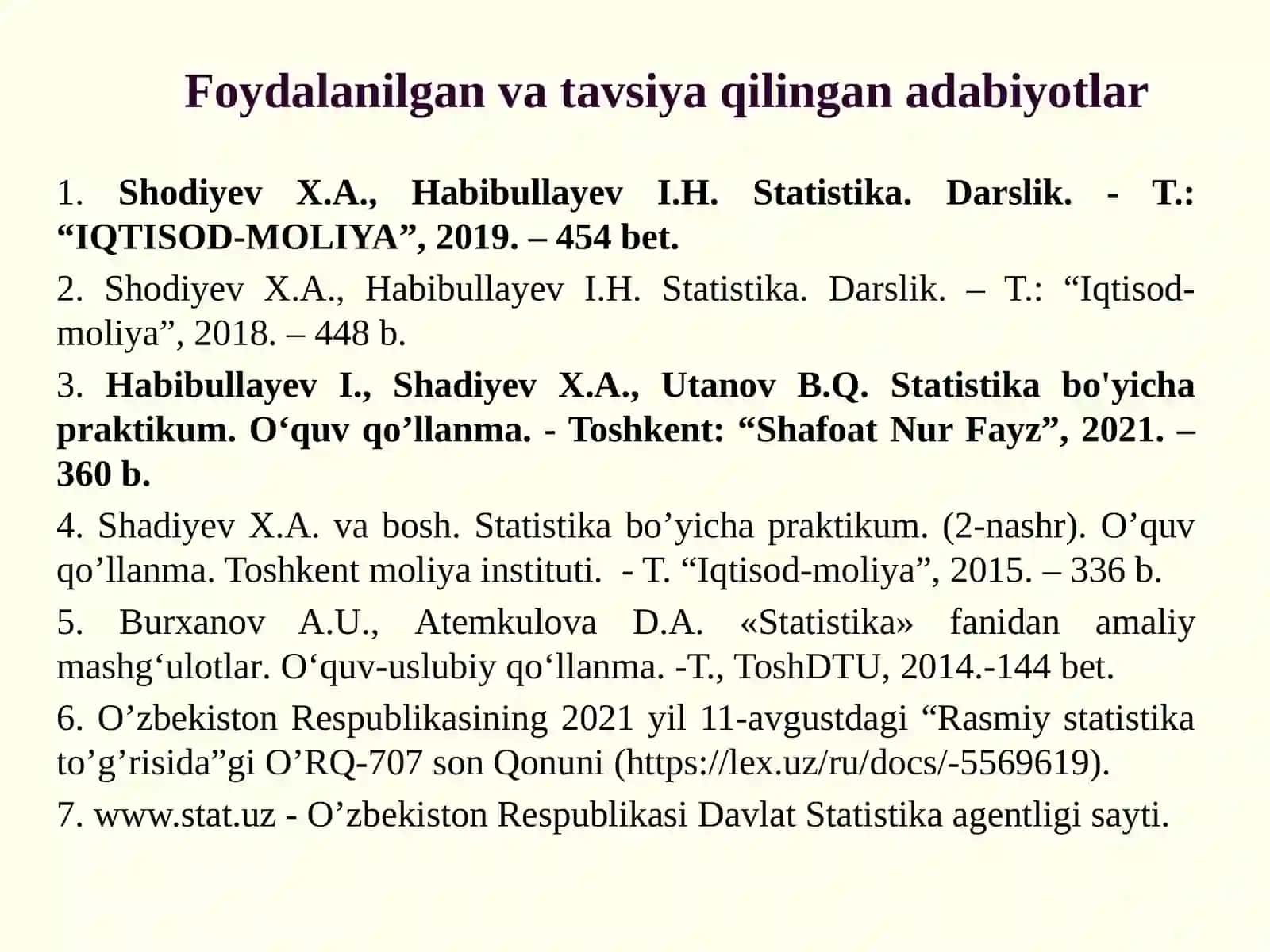 Statistika Darslik 2