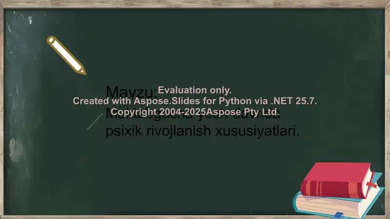 Maktabgacha yosh davrida psixik rivojlanish xususiyatlari 2