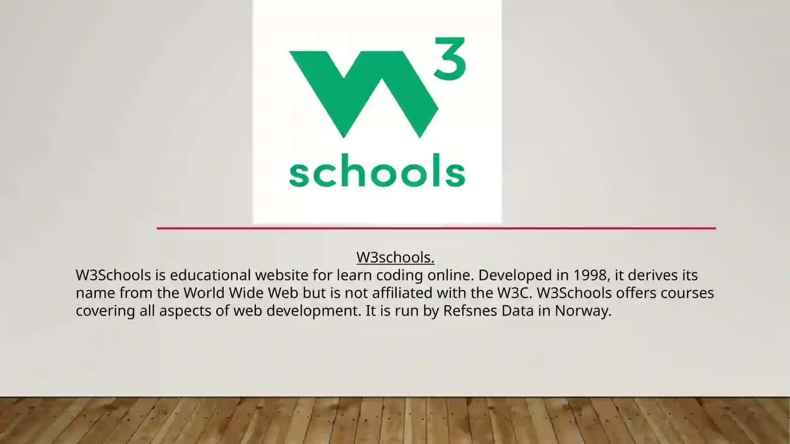 W3Schools 2