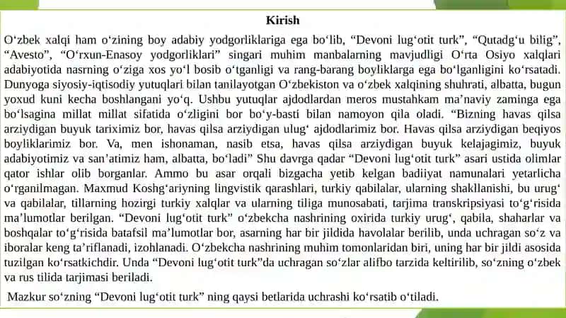 Yusuf Xos Hojib va Mahmud Qoshg‘ariyning ta’limiy axloqiy qarashlari 2