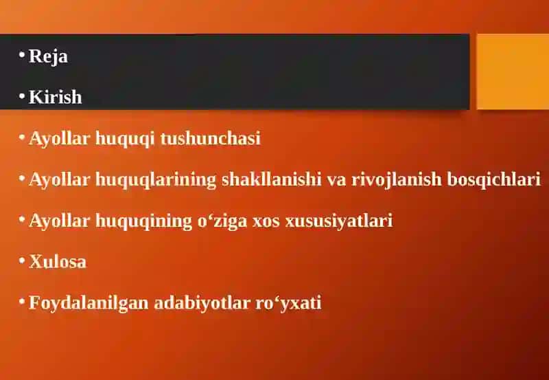 AYOLLAR HUQUQI TUSHUNCHASI VA UNING O‘ZIGA XOS XUSUSIYATLARI 2