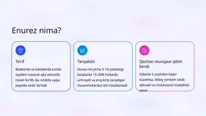 Enurez (Tunda Siydik Tutilmasligi): Sabablari va Davolash 2