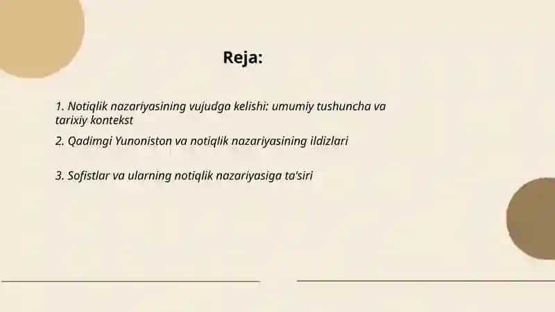 Notiqlik nazariyasining vujudga kelishi 2