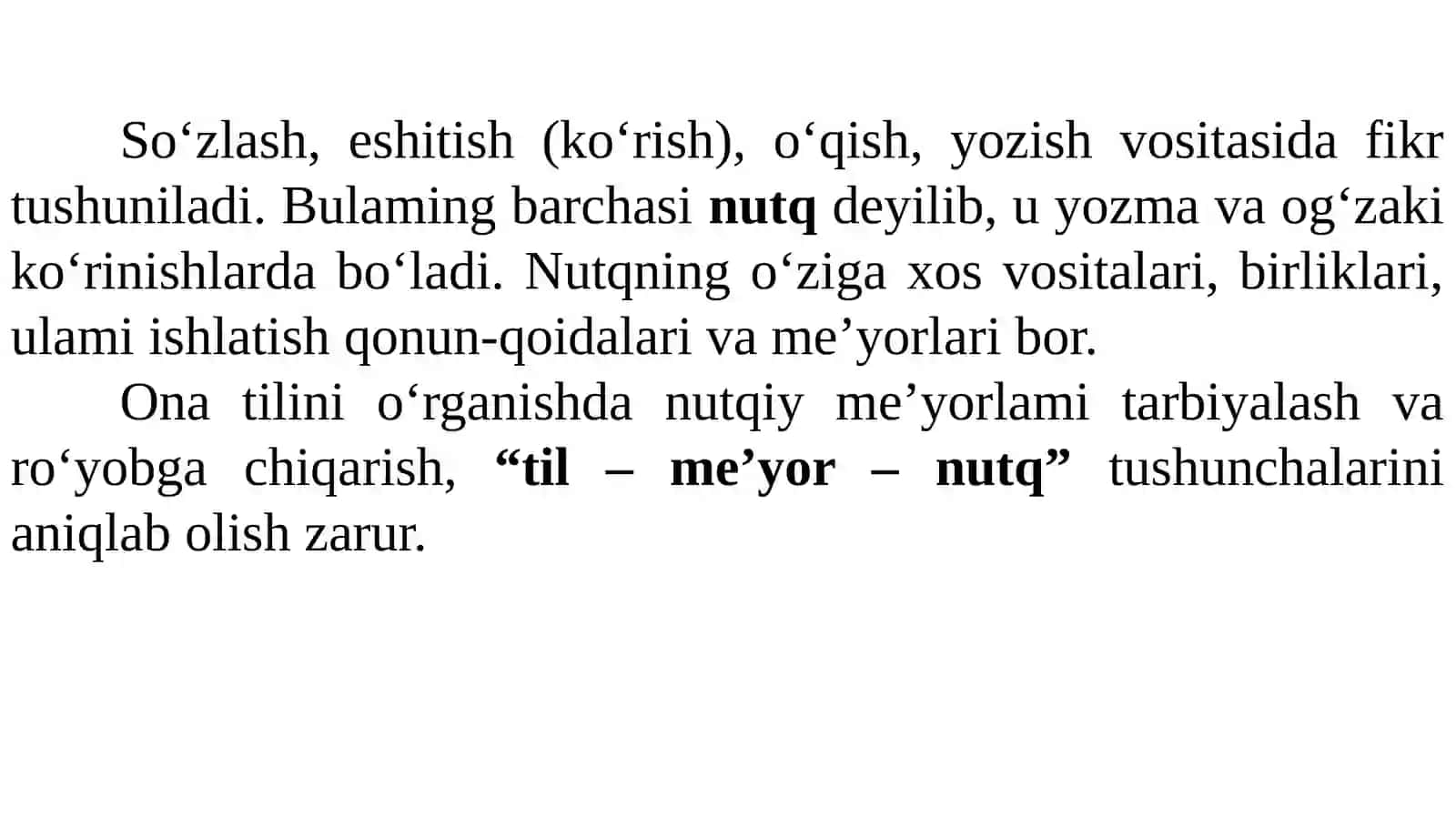 Oʻzbek tilidan izchil kursni oʻrganish metodikasi. “Fonetika“ boʻlimini oʻqitishning oʻziga xos jihatlari 2