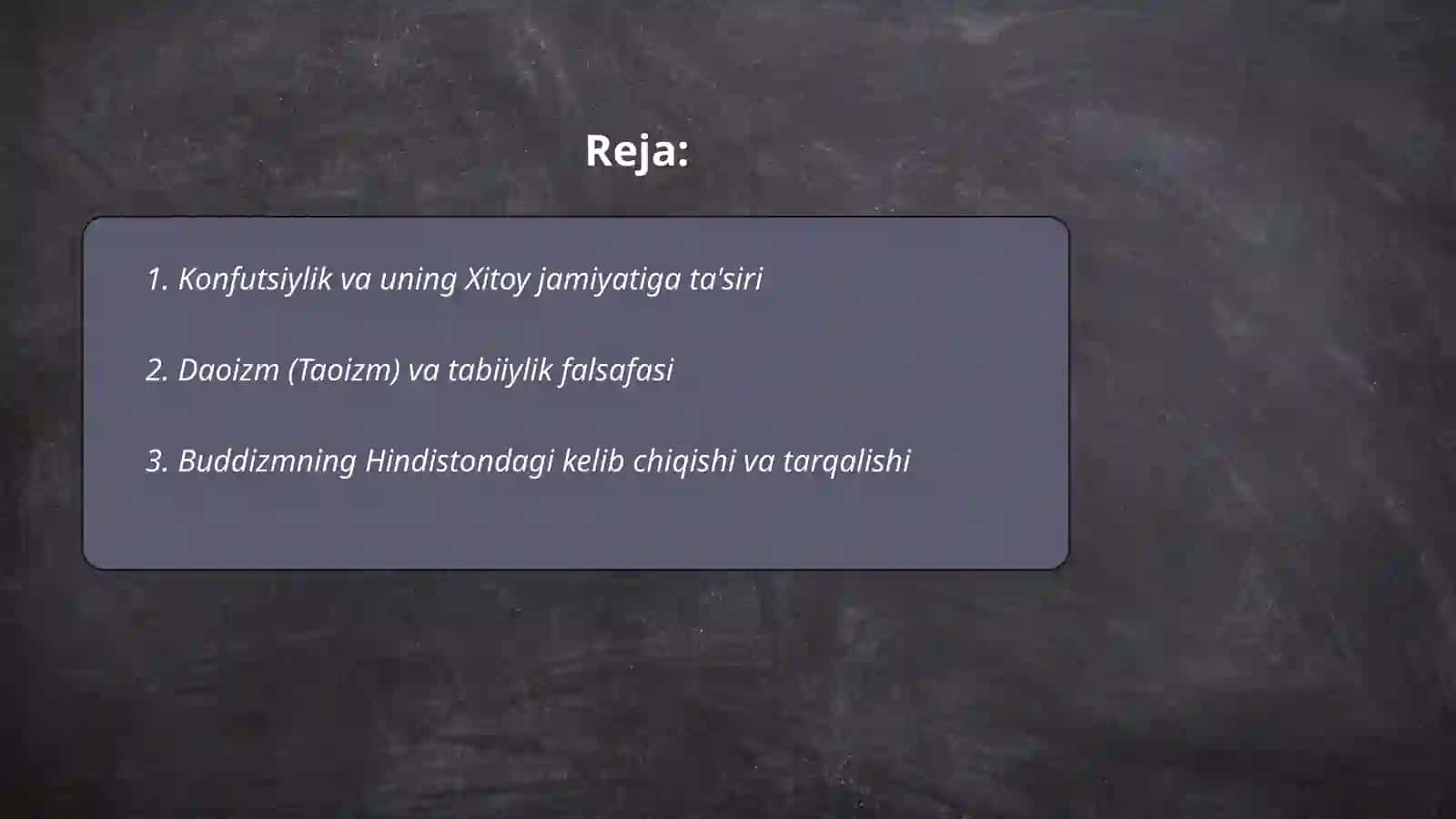 Sharq Falsafasi Xitoy Hindiston va boshqa davlatlarda 2