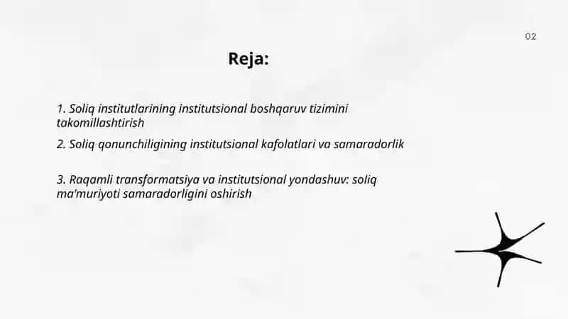 Soliq institutlari samaradorligi oshirishda institutsional yondashuvining oʻrni 2