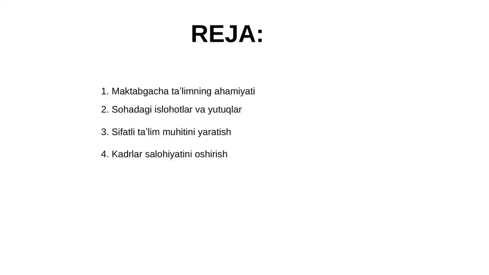 Maktabgacha talim rivojlantirish va moliyaviy taʼminlash 2