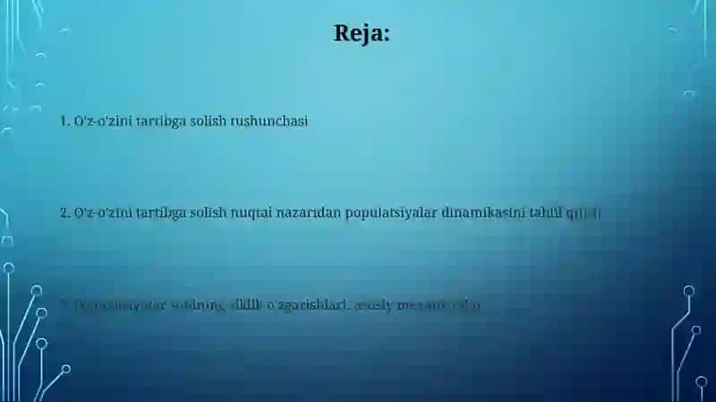 Populatsiyalar sonining siklik o'zgarishlari: asosiy mexanizmlar 2