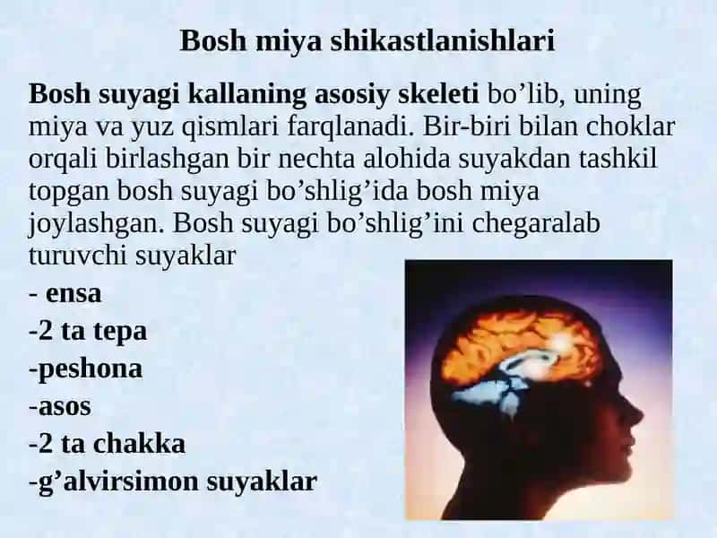 Sportchilardagi bosh-miyashikastlanishlarining xususiyatlari 2