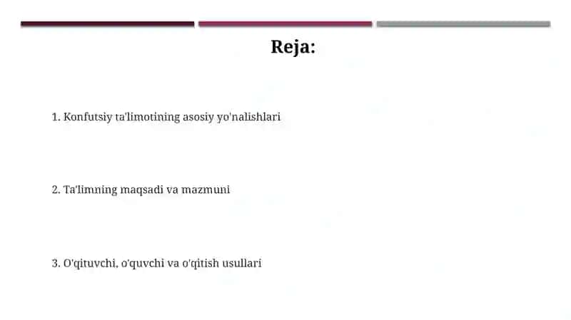Konfutsiyning pedagogik qarashlari 2