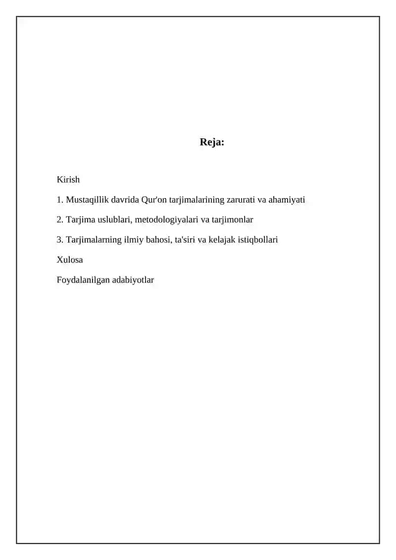 Qur'on tarjimalarining zarurati va ahamiyati 2