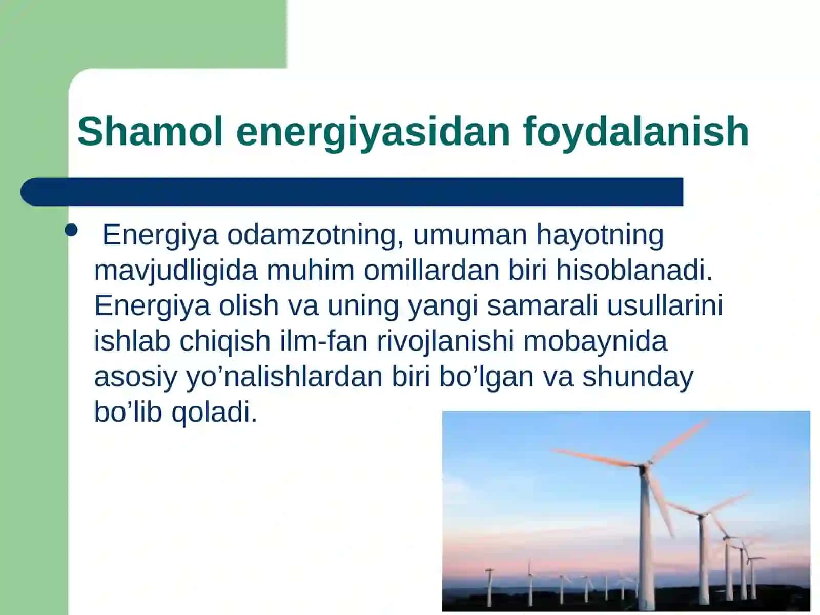 Shamol energetikasi 2