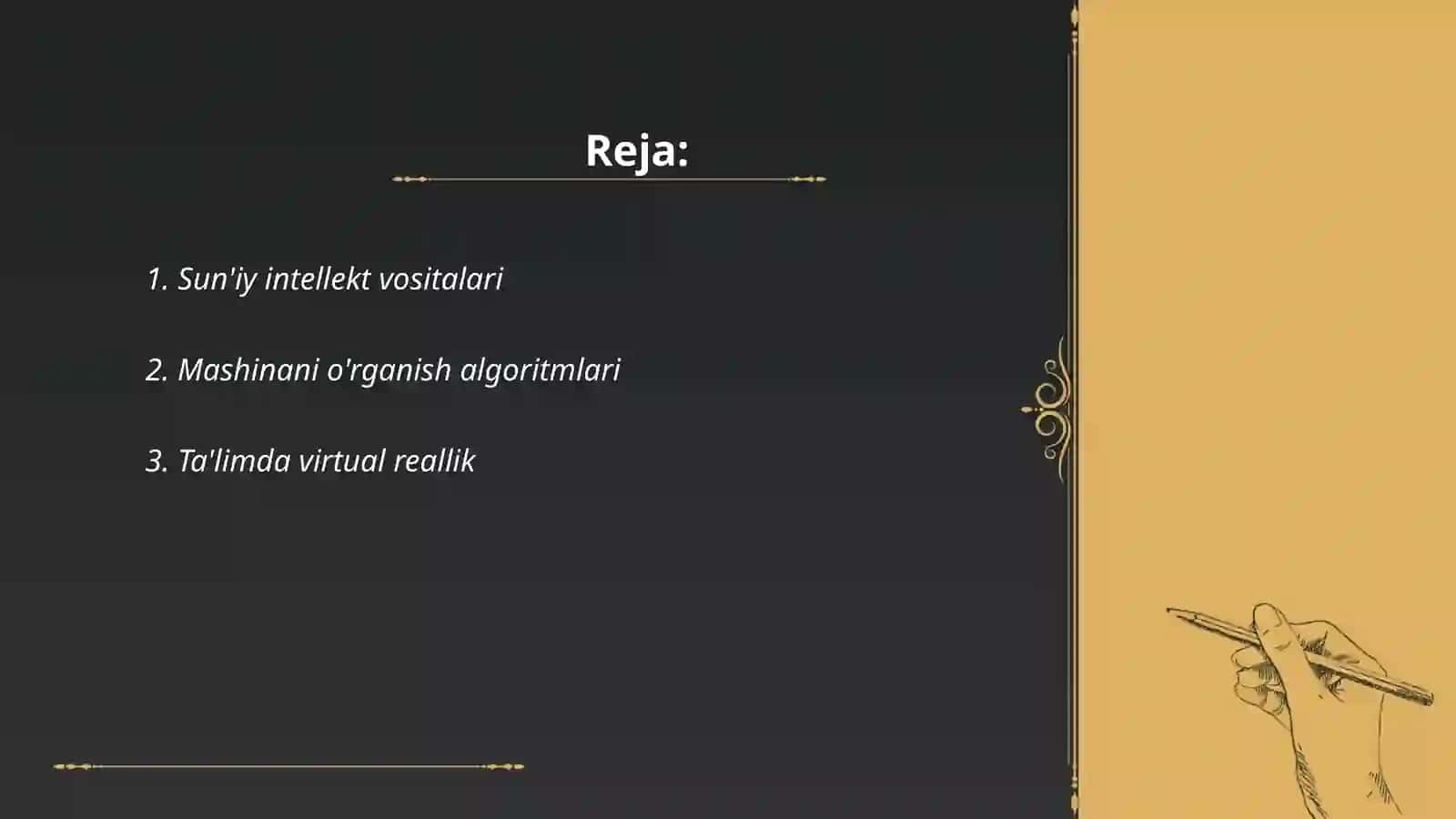 Sun'iy intellekt vositalari 2