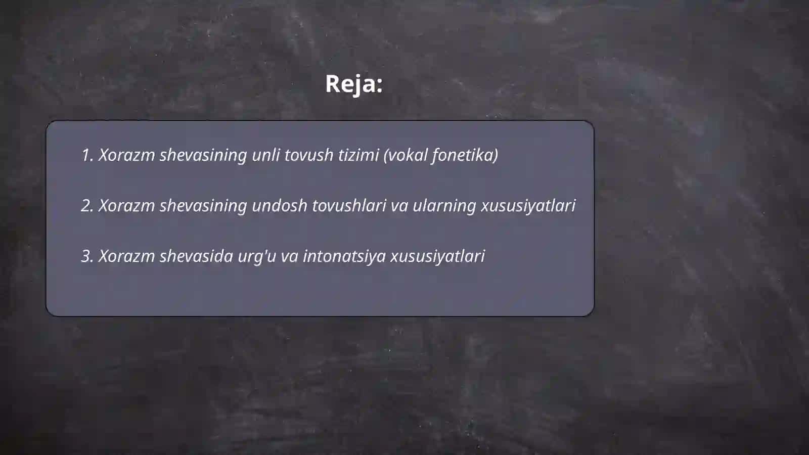 Xorazm shevasining fonetik, leksik va grammatik xususiyatlari 2