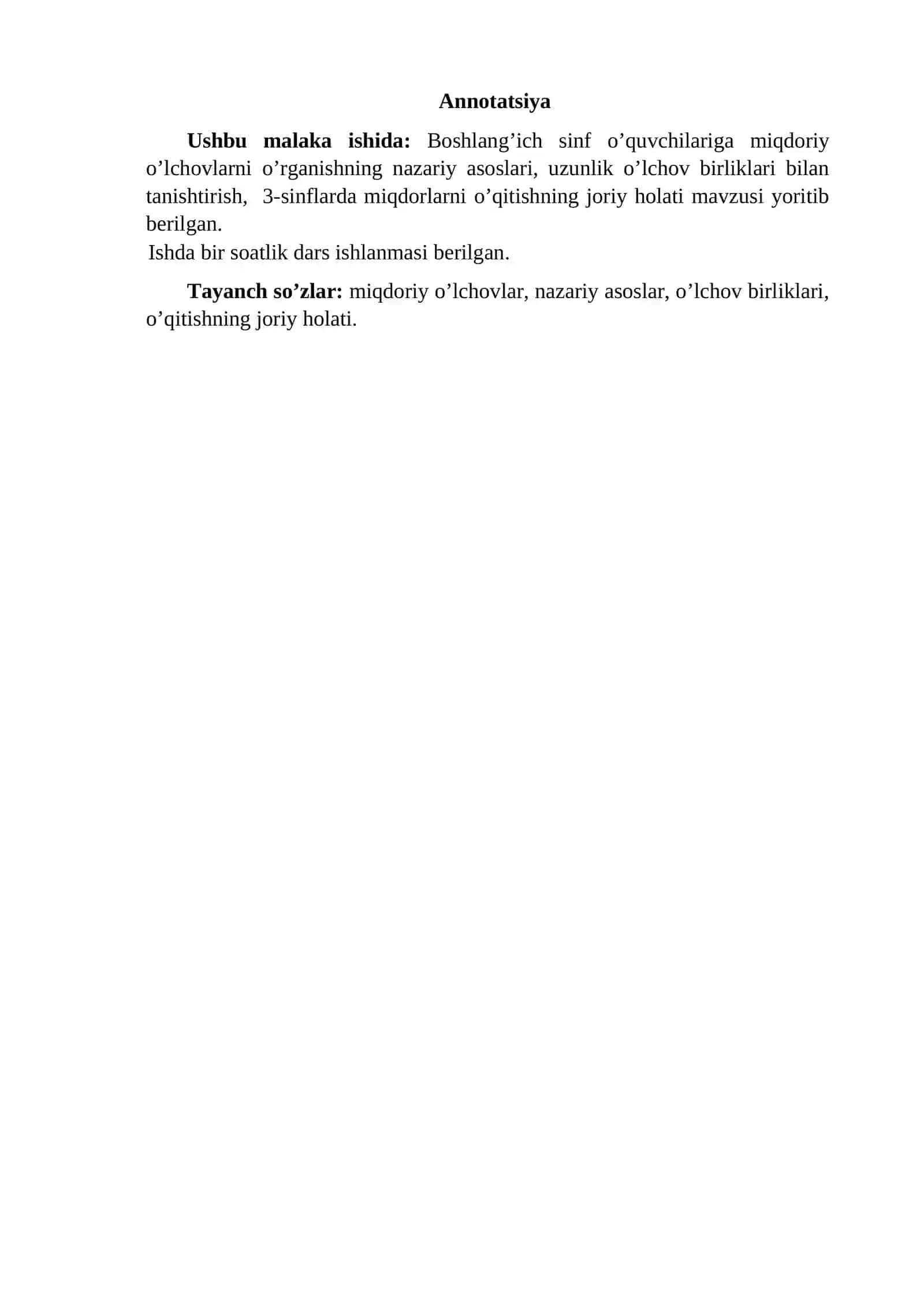Sonlar to’plami va miqdor tushunchalarini o’qitish metodlari 2