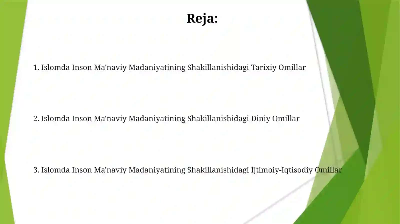 Islomda Inson Ma'naviy Madaniyatining Shakillanishidagi Tarixiy Omillar 2
