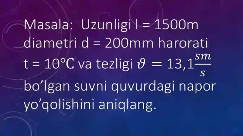 “Gidravlika va gidropnemoyuritmalar” fanidan tayyorlagan 1-ta’limot loyihasi 2
