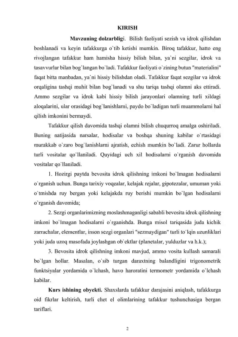 TAFAKKURNING RIVOJLANISH BOSQICHLARI 2