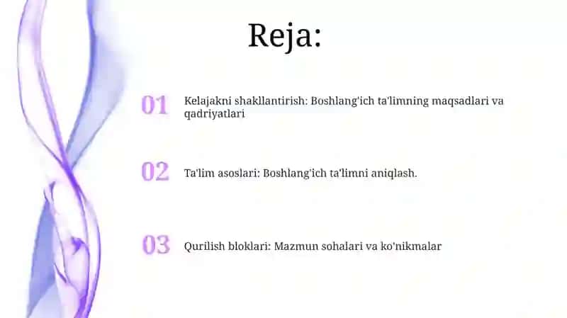 Boshlang'ich ta'lim mazmuni va mohiyati 2