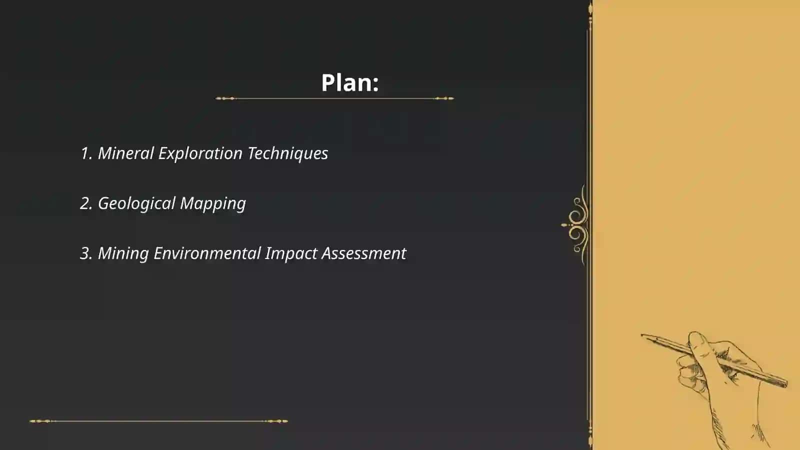 Mineral Exploration Techniques 2
