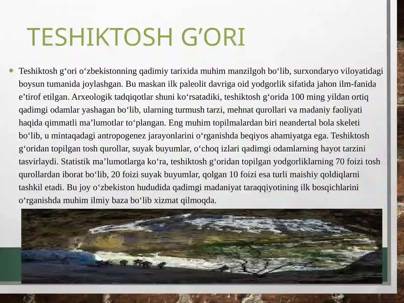 Teshiktosh g’ori va qoyatosh suratlari uslubiyati 2