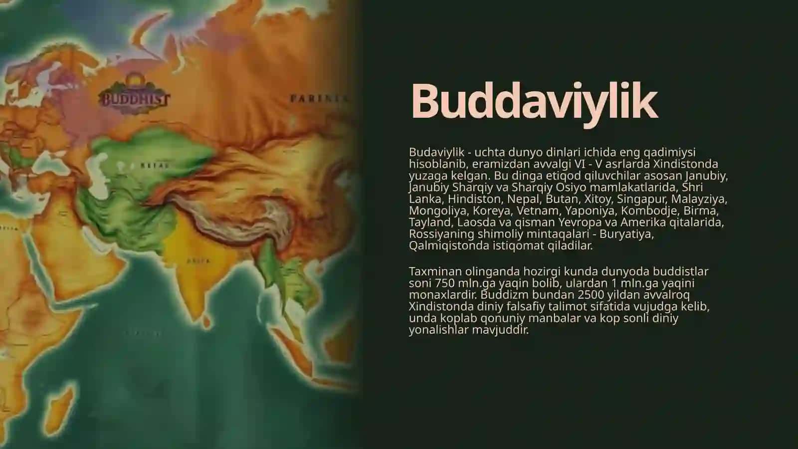 BUDDAViYLIK DINI TARIXI VA ASOSIY ǴOYALARI 2