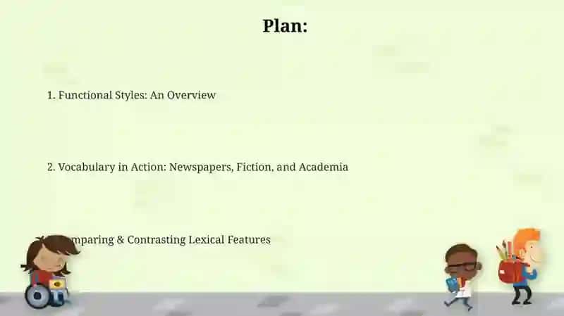Functional Styles of English: Vocabulary Features in Newspapers, Fiction, and Academic 2