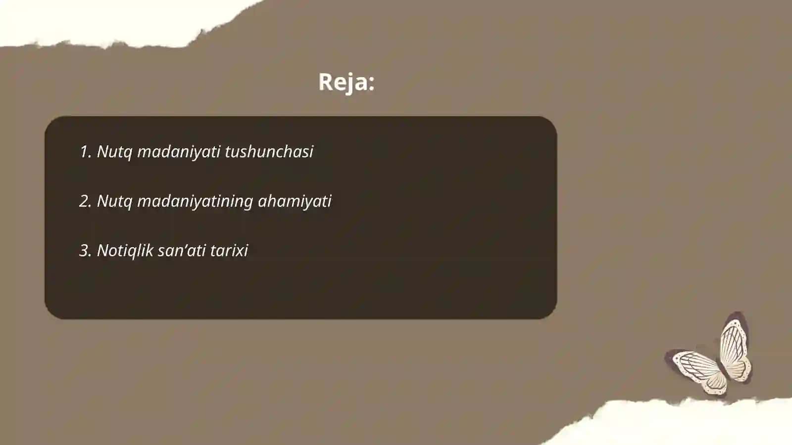 Nutq madaniyati va notiqlik sanʼati tarixidan 2