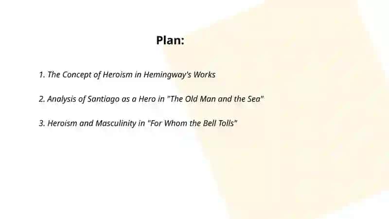 the reflection of heroism in the novels of ernest Hemingway 2