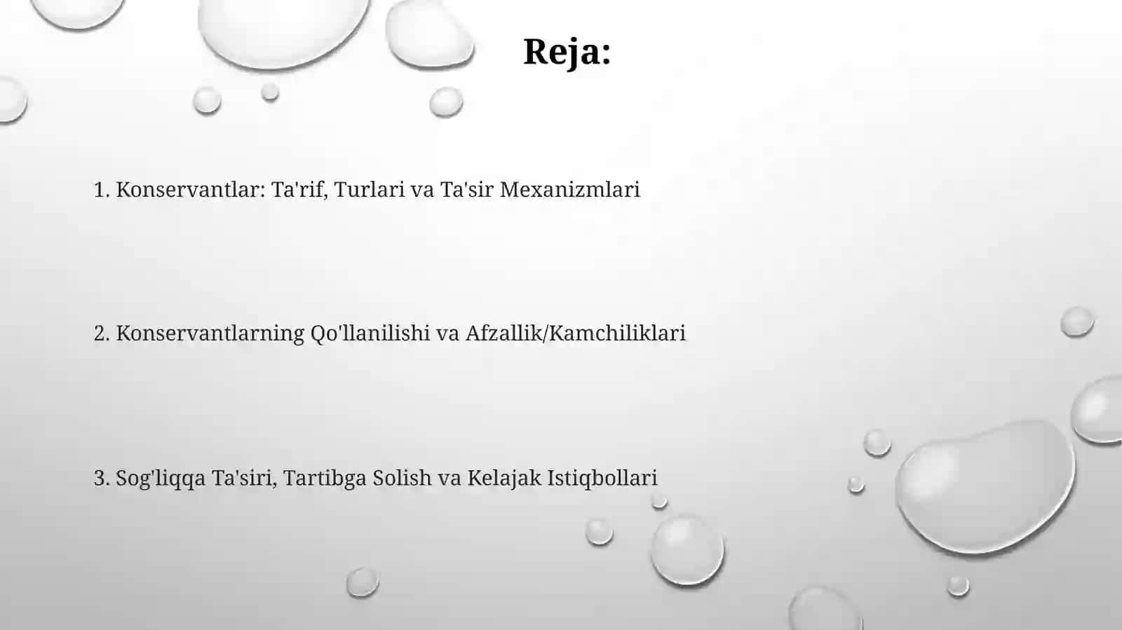Konservantlar - Ta'rif, Turlari va Ta'sir Mexanizmlari 2