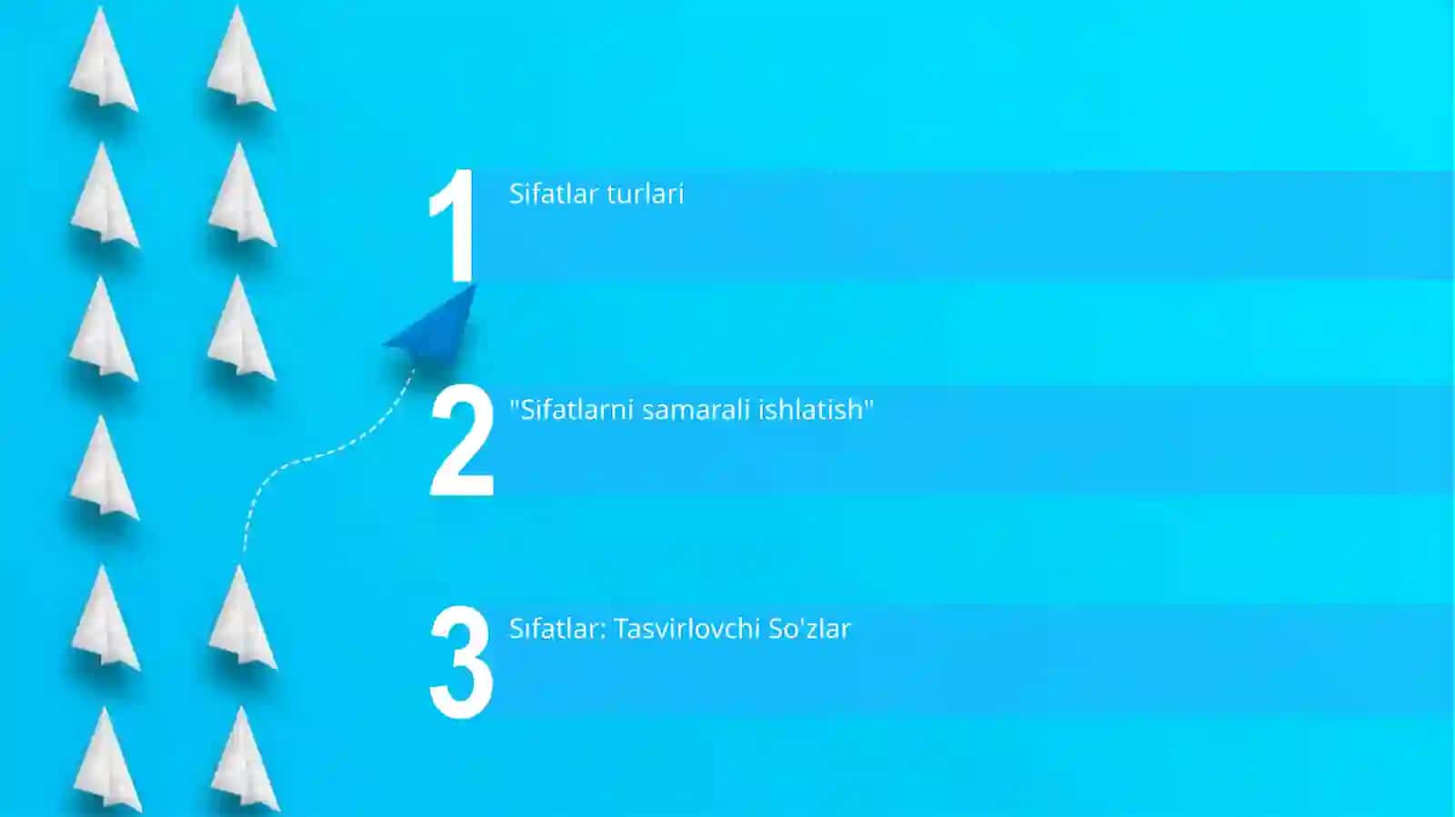 Sifatlar turlari 2