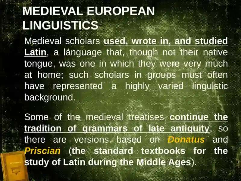 European and Arabic Linguistics in the Middle Ages 2