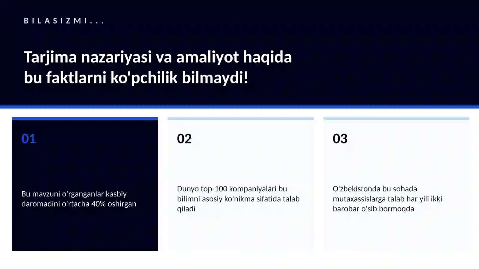 Tarjima nazariyasi va amaliyot 2