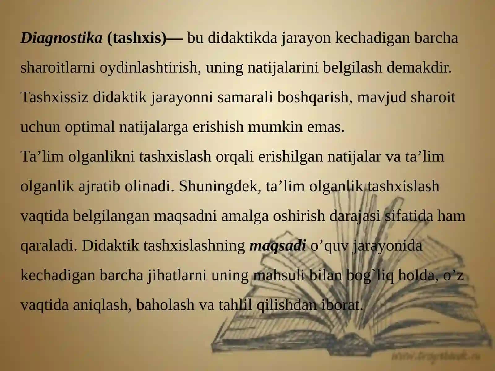 O’quvchilarning bilim, ko’nikma va malakalarini tashxis etish 2