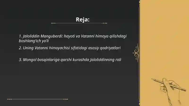 Jaloliddin Manguberdi-Vatan himoyachisi 2