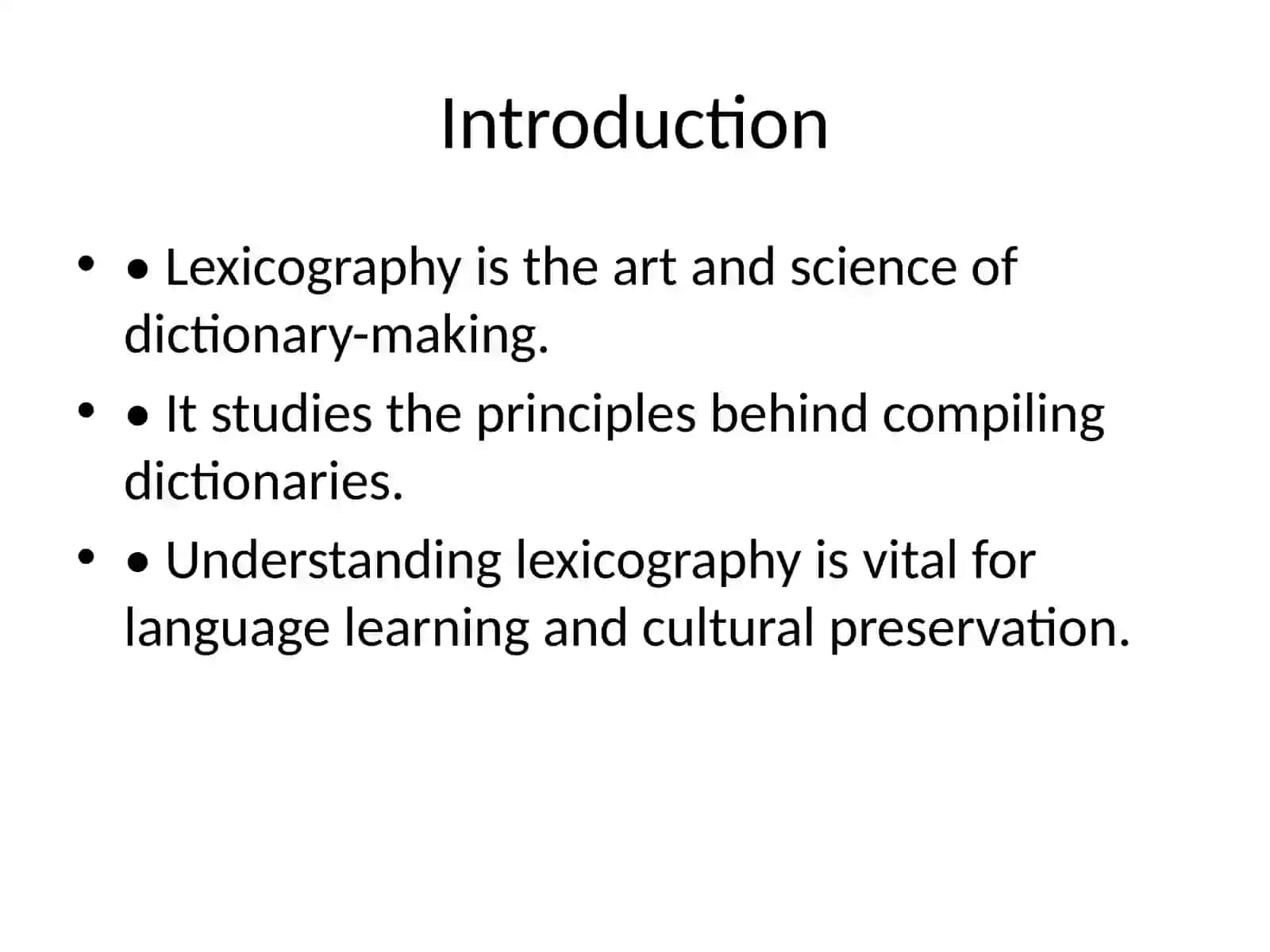 The Theoretical Foundations of Lexicography and Types of Dictionaries 2