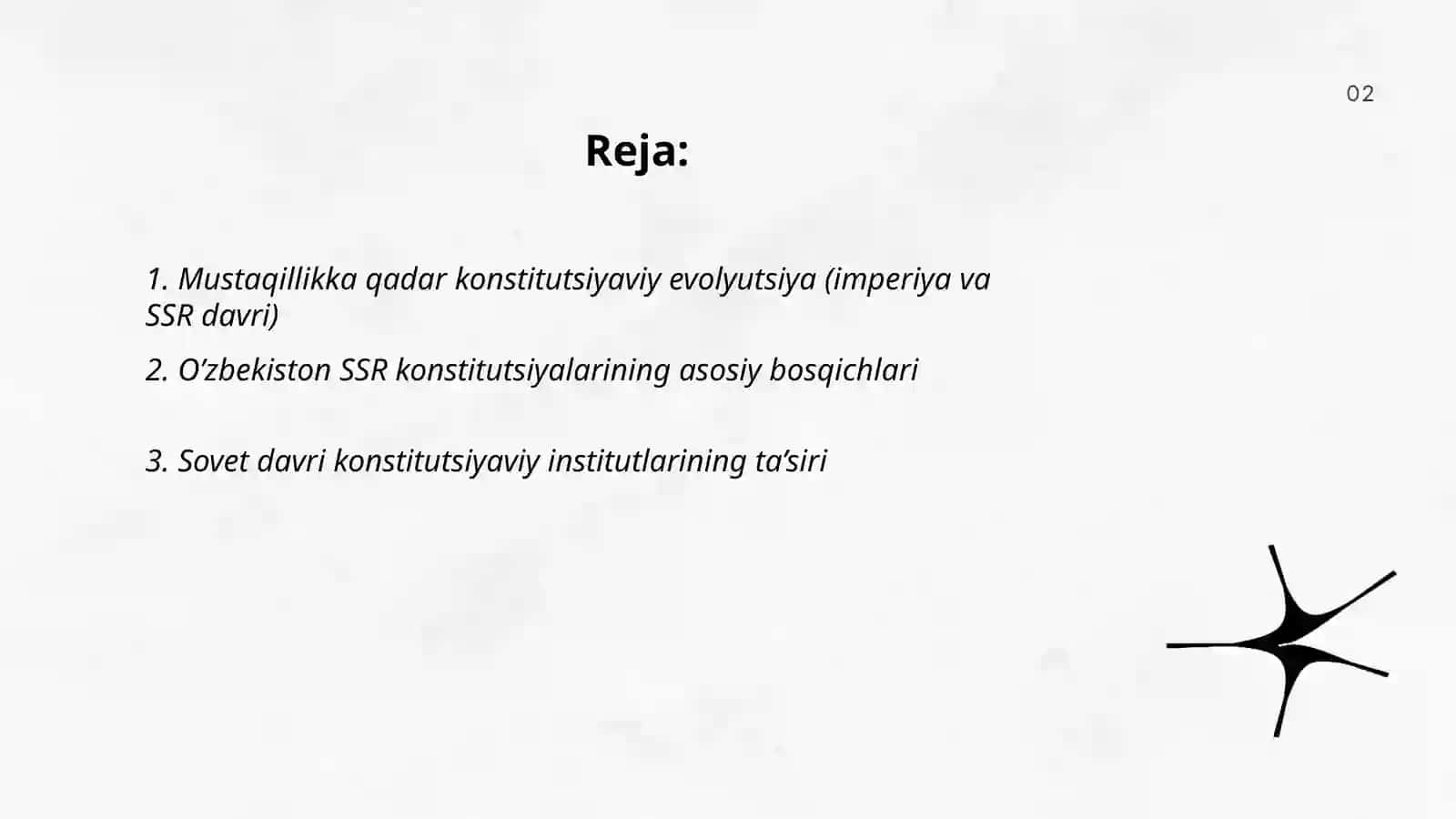 O’zbekiston konstitutsiyaviy taraqqiyotining asosiy bosqichlari 2