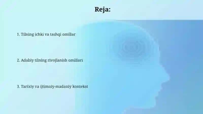 Adabiytilni rivojlantiruvchi omillar 2