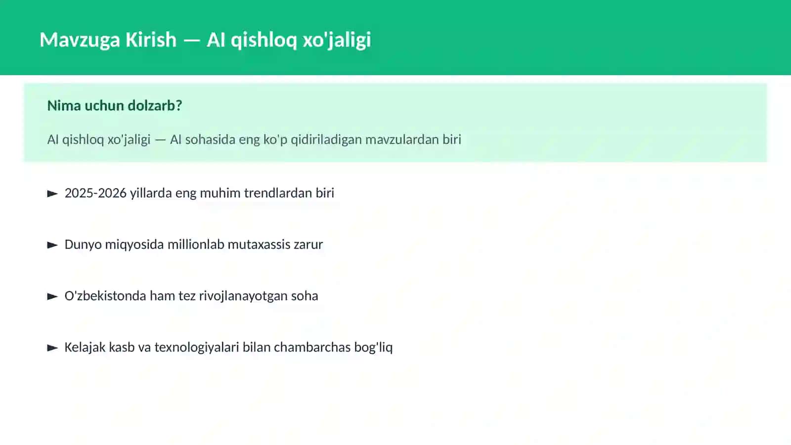 AI qishloq xo'jaligi 2